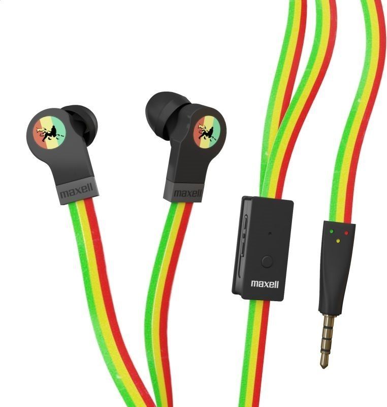 фото Навушники з мікрофоном Maxell Flat Wire (303998.00.CN)