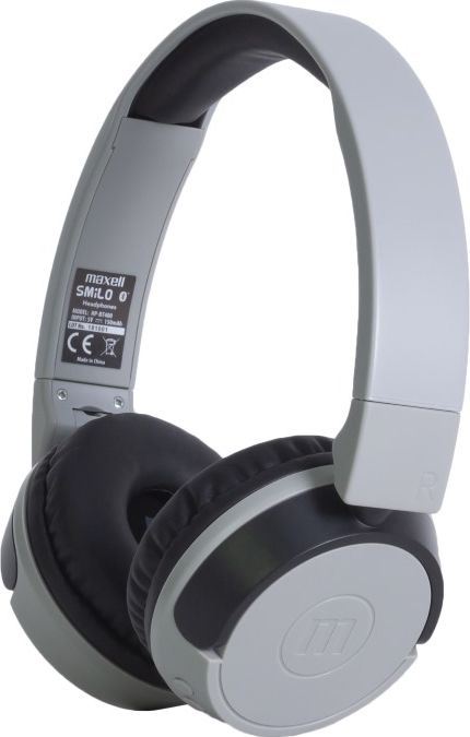 фото Навушники з мікрофоном Maxell HP-BT400 Smilo Gray/Black