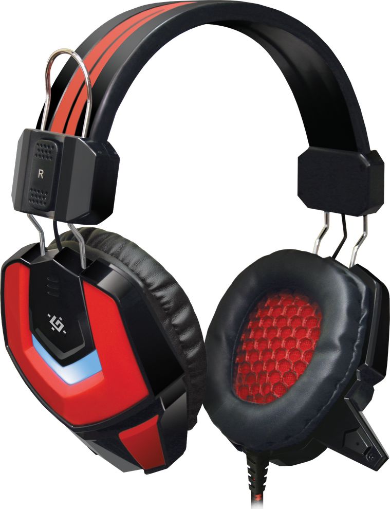 фото Навушники з мікрофоном Defender Ridley Red/Black (64542)