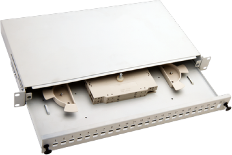 Alantec FO Panel / Przełącznica 24xSC 19" 1U z akcesoriami (FOP-1U-24SCS-S)