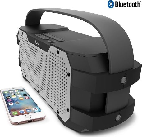 фото Портативна колонка iLuv Impact Level 3 Grey (IMPACTL3VEBK)