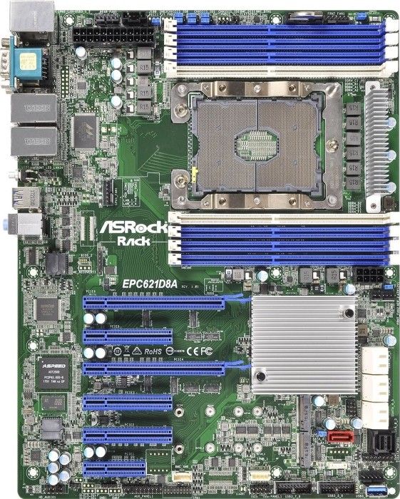 фото Материнська плата серверна ASRock EPC621D8A