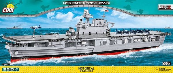 Cobi Historical Collection USS Enterprise CV-6 (4815)