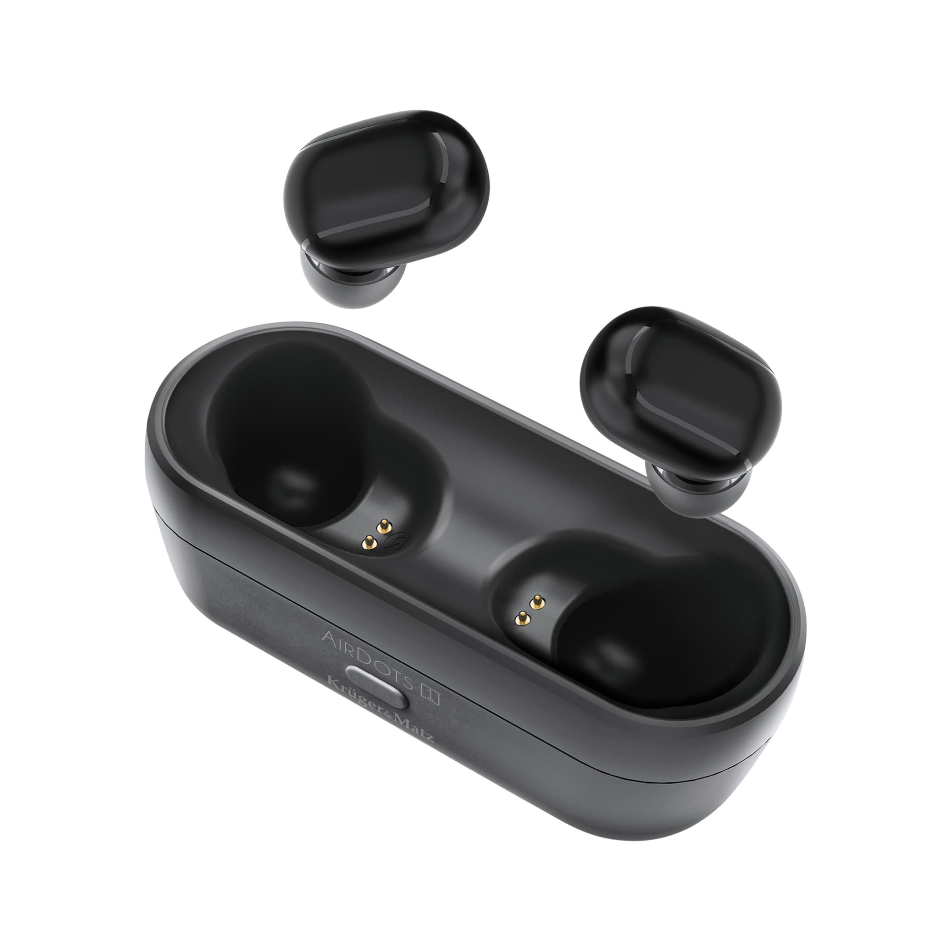 фото Навушники TWS Kruger&Matz Air Dots 1 Black (KMPAD1)