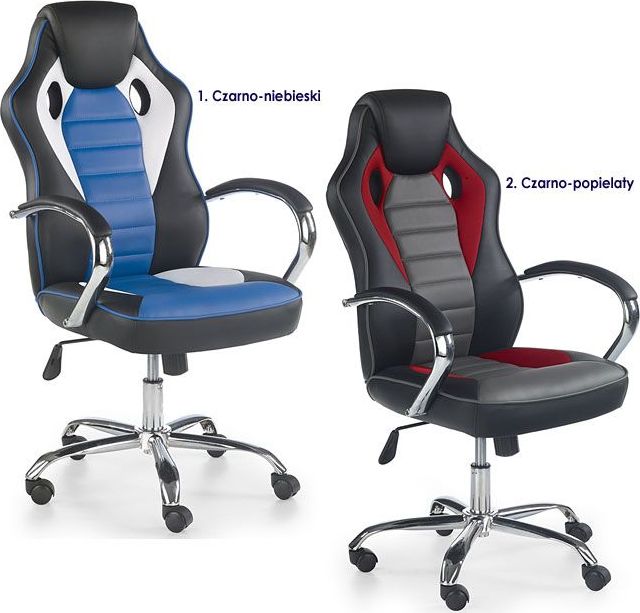 фото Офісне крісло Profeos Afton Black/Red