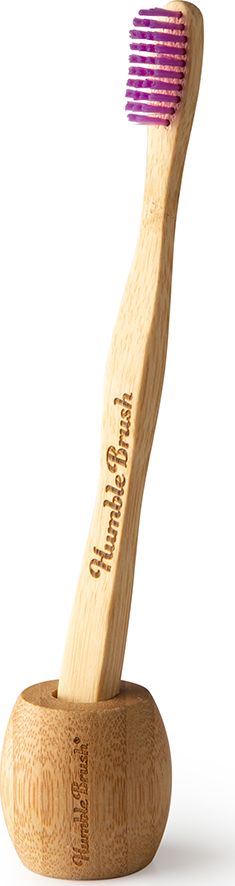 Humble Brush Ekologiczna bambusowa podstawka na szczoteczkę manualną z drzewa bambusowego