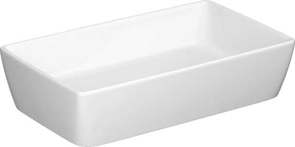 Umywalka Cersanit nablatowa City 60 protokątna z korkiem ceramicznym (K35-047-ECO)