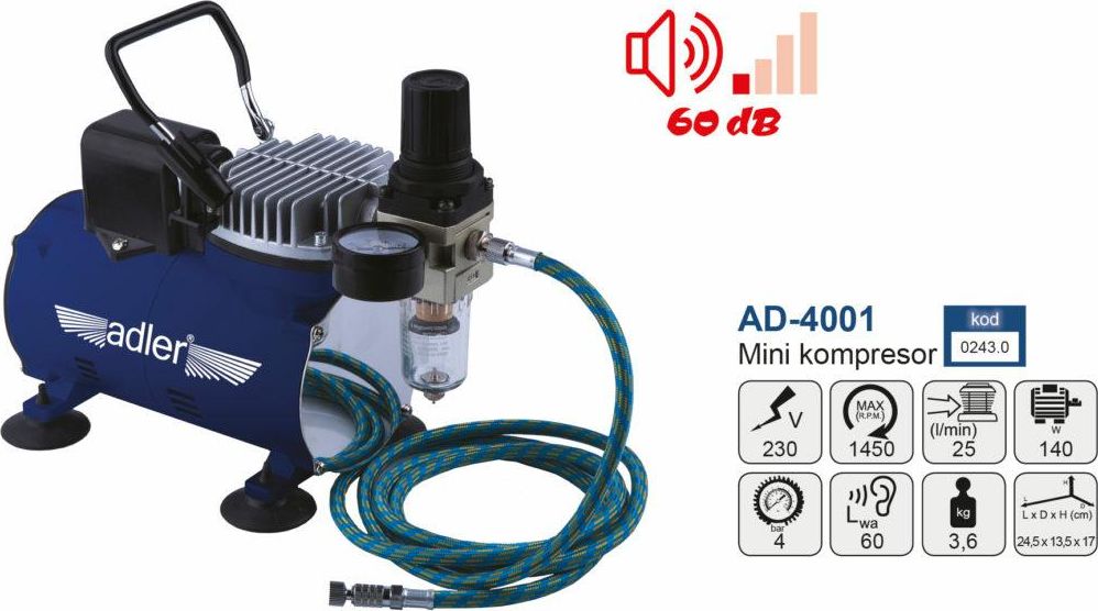 фото Компресор Adler MAR0243.0