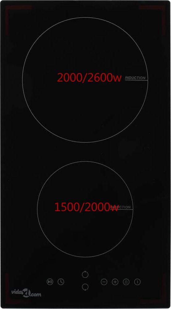 фото Індукційна варильна поверхня VidaXL 50786