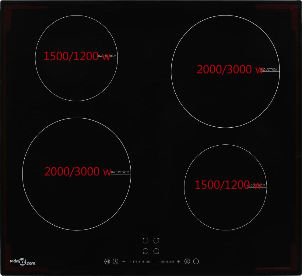 фото Індукційна варильна поверхня VidaXL 50787