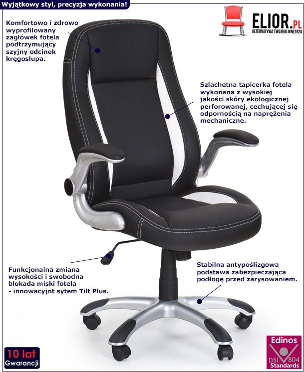 фото Офісне крісло Elior Cubot Black