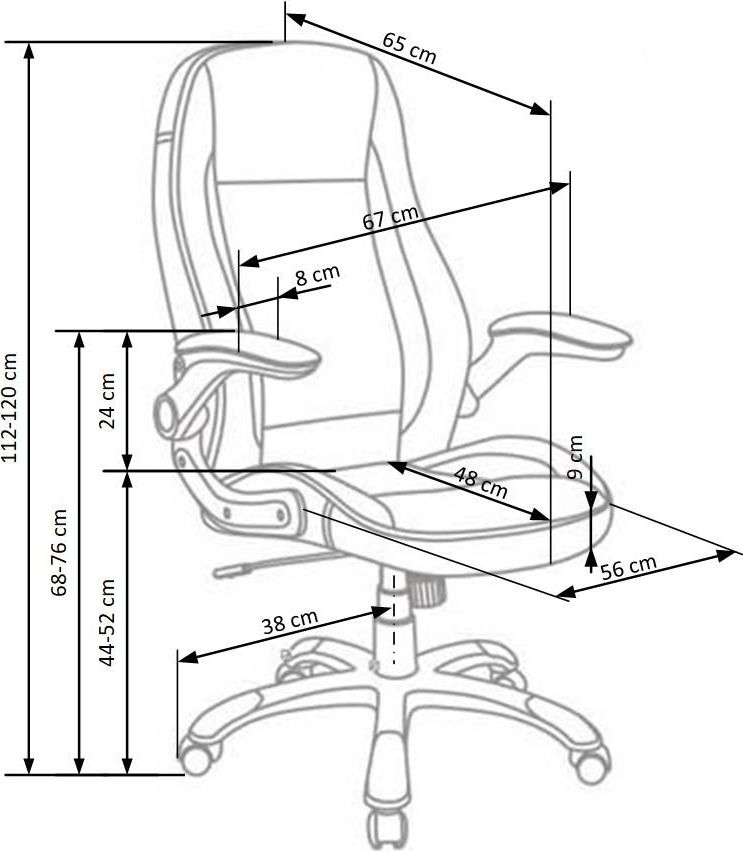 фото Офісне крісло Elior Cubot Black