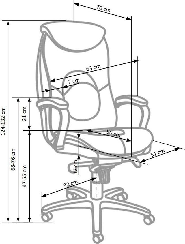 фото Офісне крісло Elior Heres Black