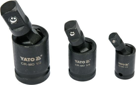 Yato YATO ZESTAW PRZEGUBÓW UDAROWYCH 1/4" 3/8" 1/2 YT-10643
