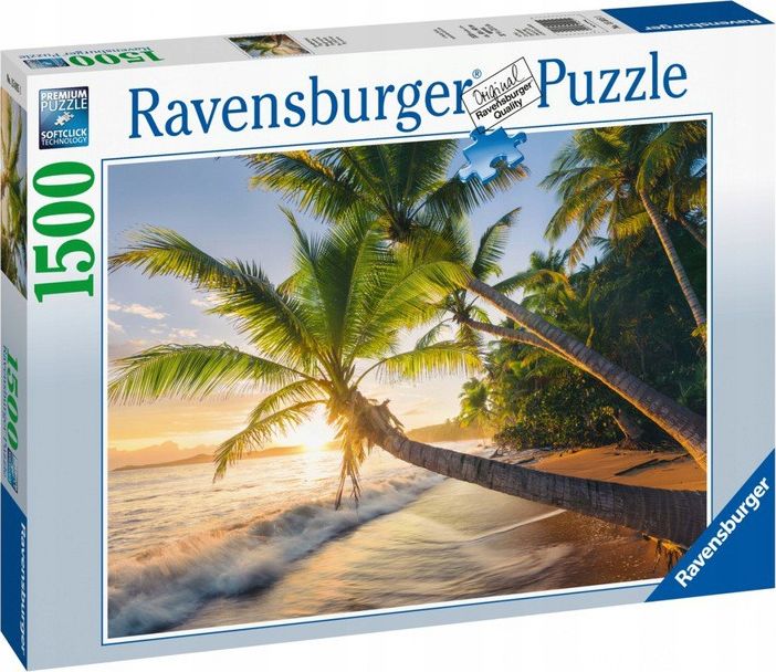 Ravensburger Puzzle 1500 elementów Tajemnicza plaża