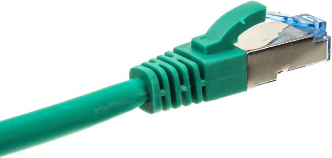 InLine Patch kabel sieciowy Cat.6A, S/FTP (PiMf), 500MHz, zielony, 2m (76802G)