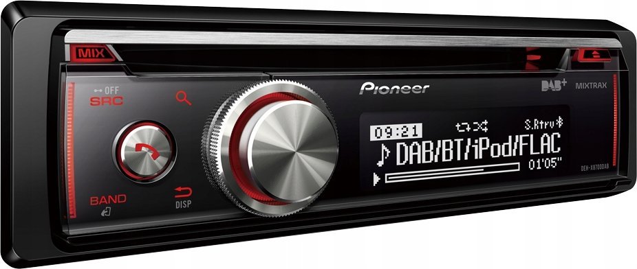 фото Бездискова MP3-магнітола Pioneer DEH-X8700DAB