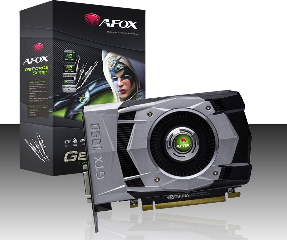 фото Відеокарта Afox GeForce GTX 1050 Ti Dual Fan H2 4 GB GDDR5 (AF1050TI-4096D5H2)