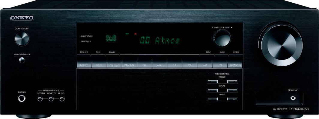 Onkyo Amplituner  TX-SR494 DAB(B)MMP czarny
