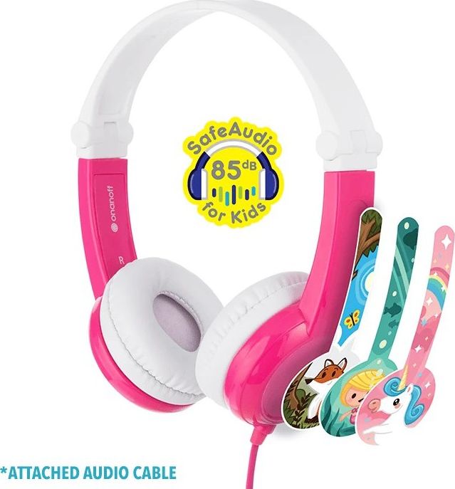 фото Навушники без мікрофону BuddyPhones Connect Pink (BP-CO-PINK-01-K)