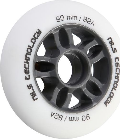 Nils Extreme PU 90x24 82A BIAŁE MATOWE KÓŁKA (4 szt.) NILS EXTREME