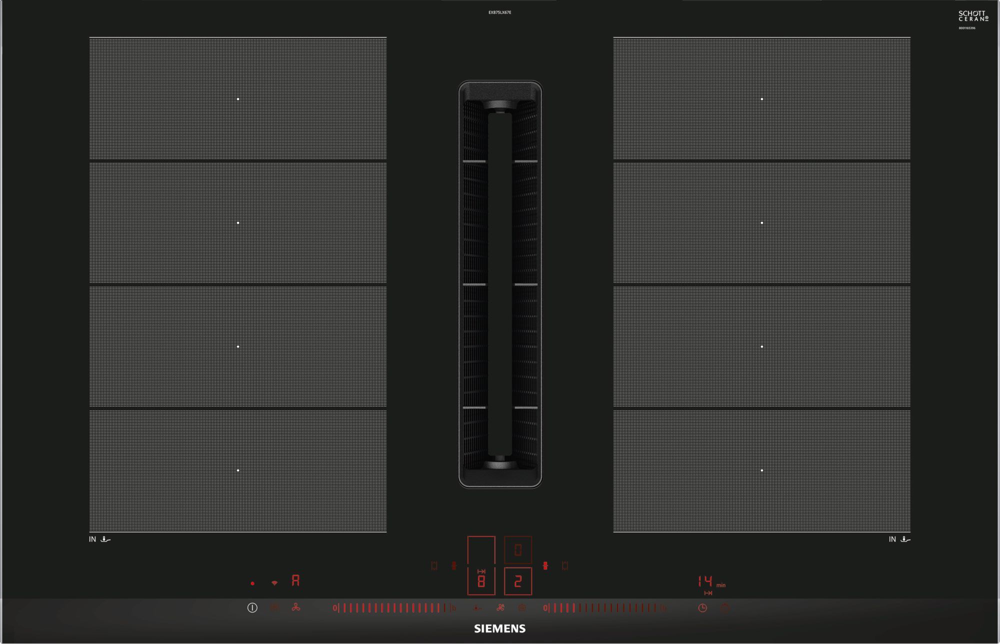 фото Індукційна варильна поверхня Siemens EX875LX67E