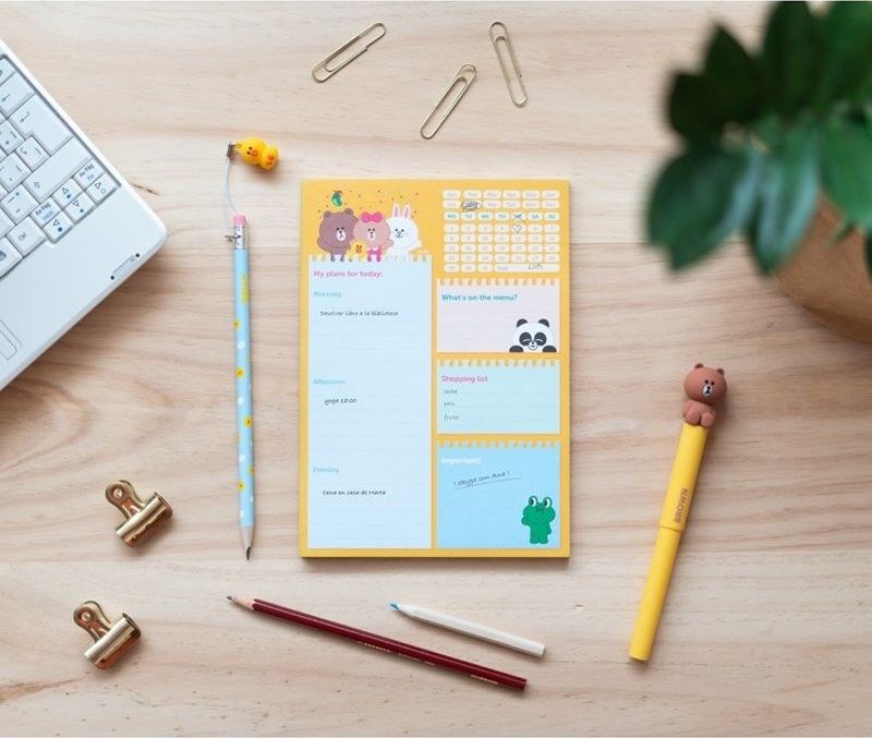 Line Friends LINE FRIENDS - Planner dzienny uniwersalny