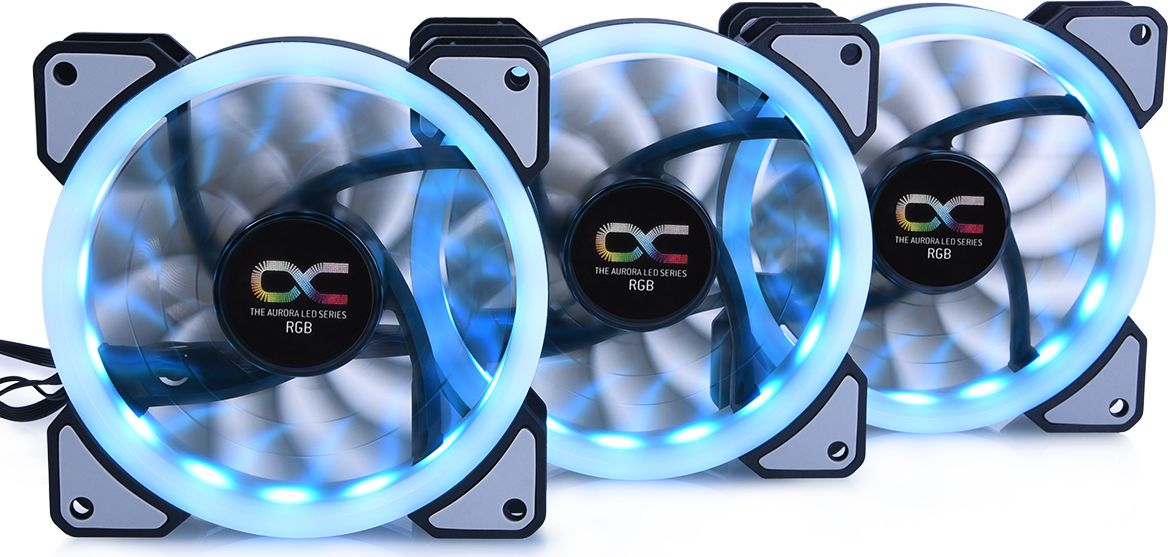 фото Вентилятор Alphacool Eiszyklon Aurora LUX Digital RGB 3-pack (24804)