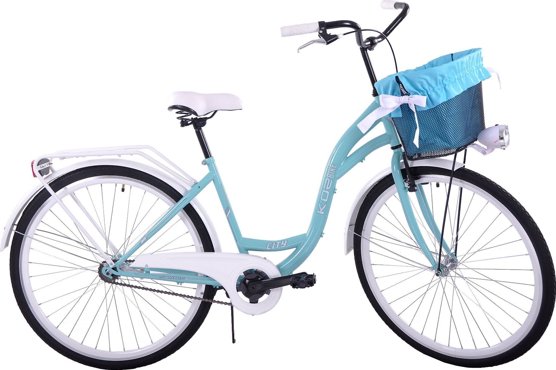 фото Велосипед міський Kozbike K24 28 Ocean/White