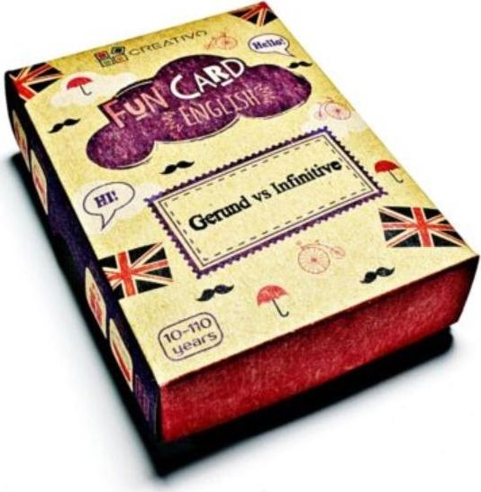 Creativo Fun Card English Gerund vs Infinitive CREATIVO