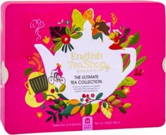 English Tea Sho Zestaw herbatek The Ultimate Tea Collection w ozdobnej puszce BIO 69 g
