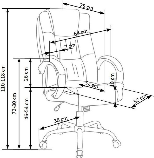 фото Офісне крісло Profeos Ariel 2X Grey
