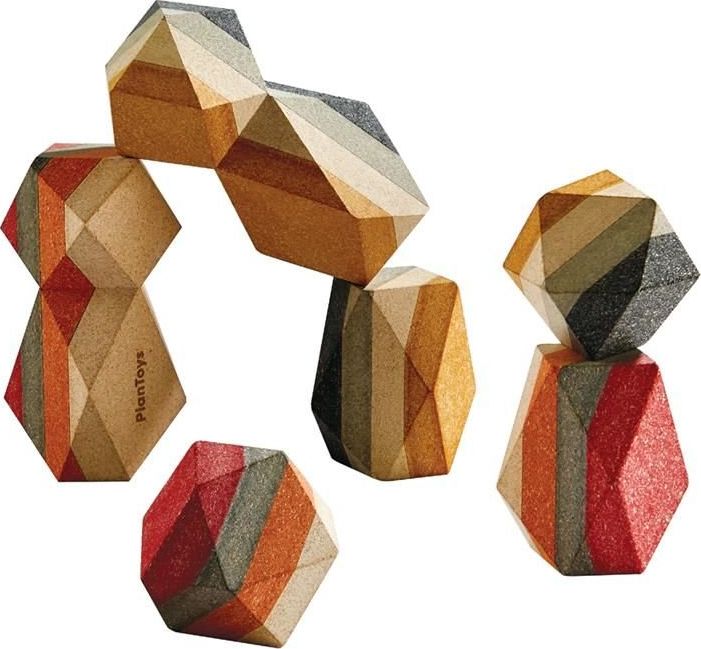 Plan Toys Kamienie geometryczne, Plan Toys uniwersalny
