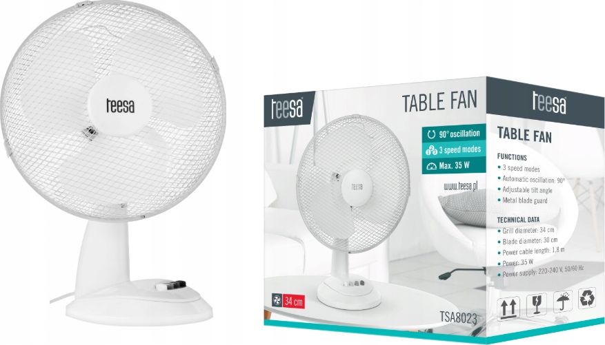 фото Вентилятор настільний Teesa TSA8023