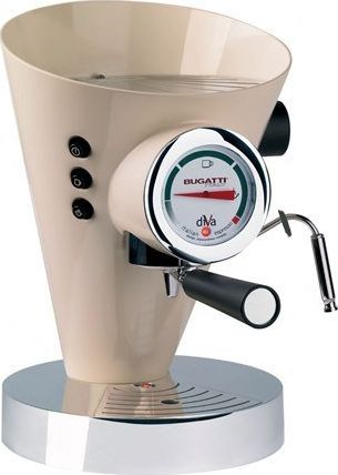 фото Ріжкова кавоварка еспресо Bugatti Diva Beige