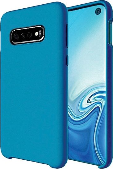 Etui Silicone Samsung A41 A415 niebieski /blue