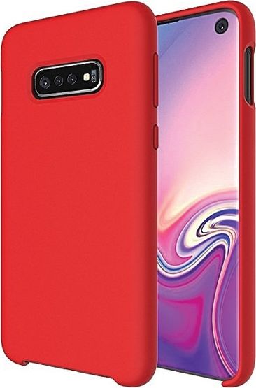 Etui Silicone Samsung A21s A217 czerwony /red