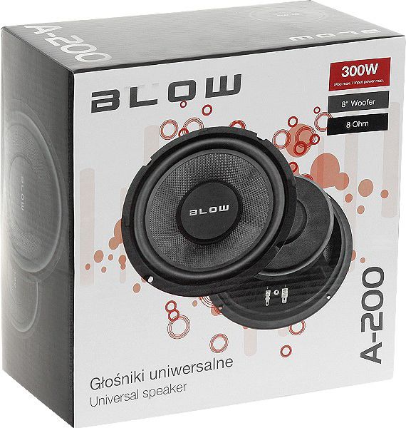 фото Коаксіальна автоакустика Blow A-200 8 Ohm (30-532#)