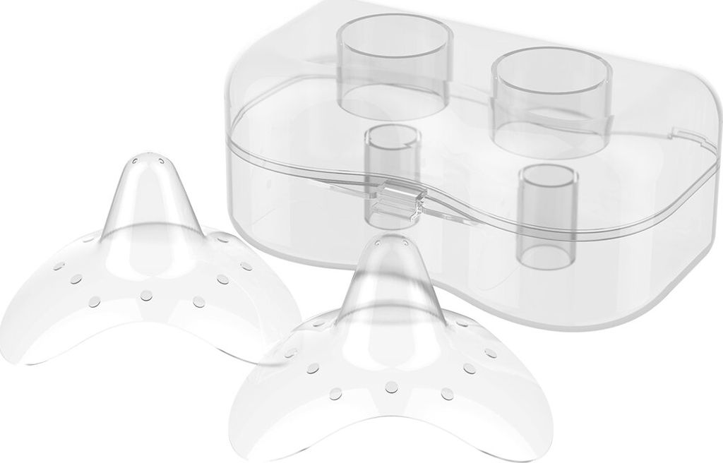 BabyOno Silikonowe osłonki na piersi Natural Nursing rozmiar M Baby Ono