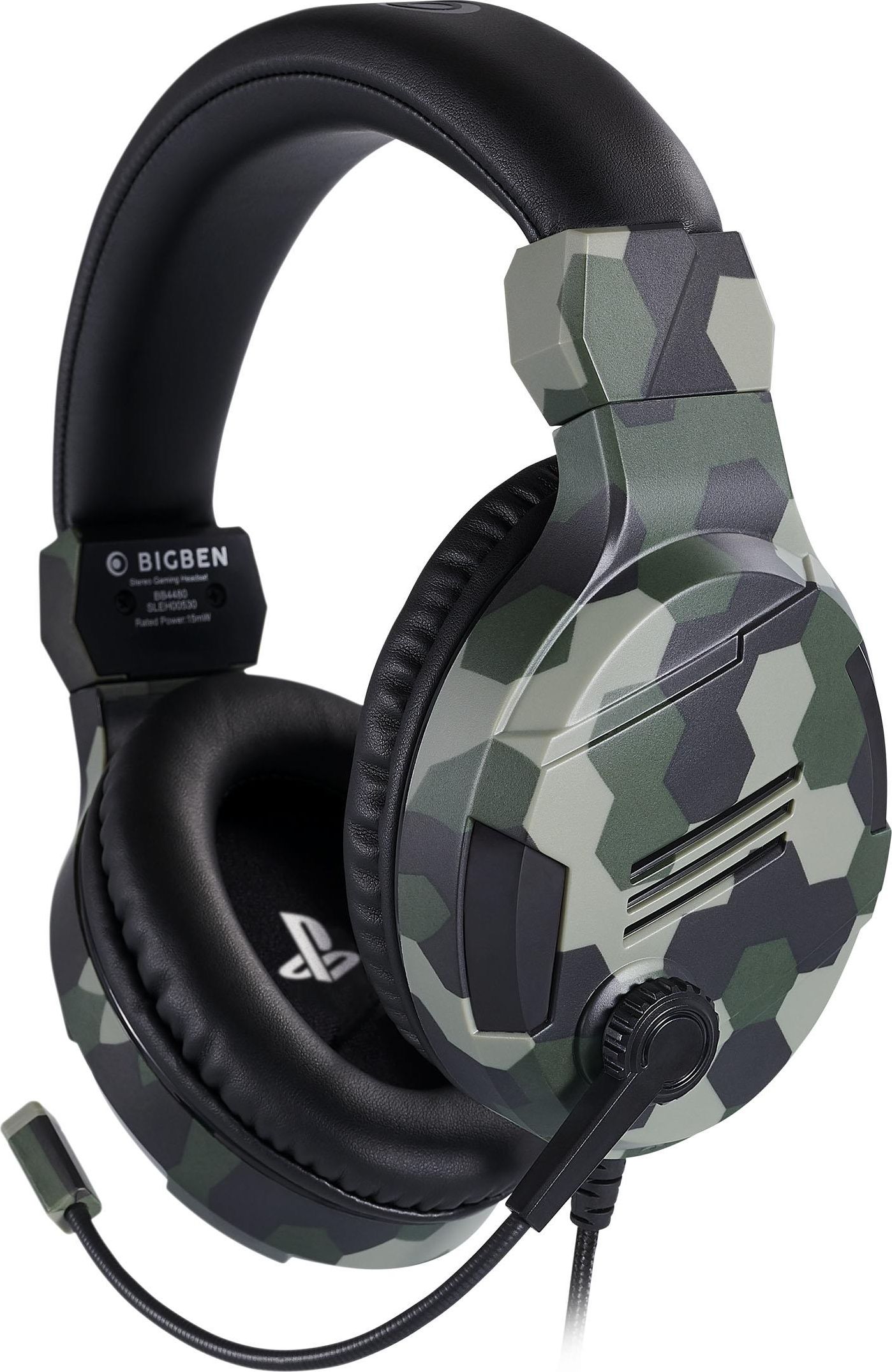 фото Навушники з мікрофоном BigBen V3 Camo