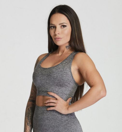 Carpatree Biustonosz Essential Seamless Bra Grey r. S