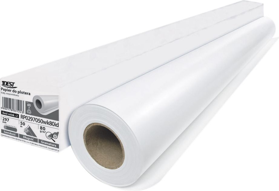 Idest Papier do plotera 1067mm 50m 80G 1rolka (rp1067050wk80)