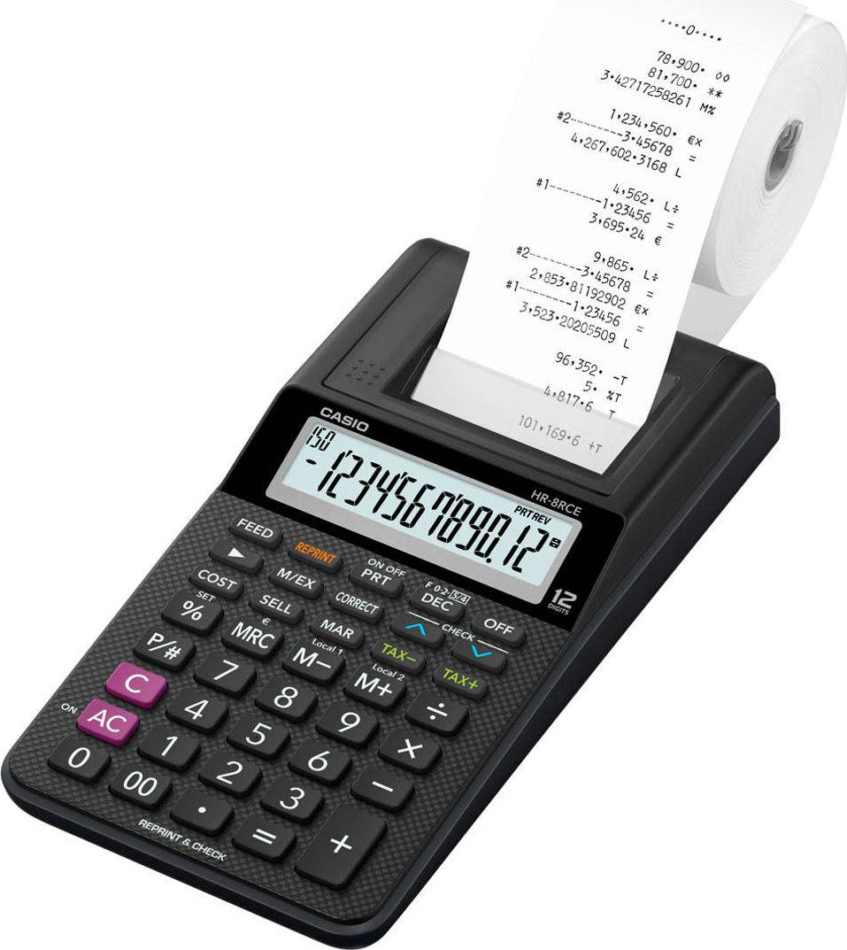 фото Настольный калькулятор Casio 3722 (HR-8RCE)