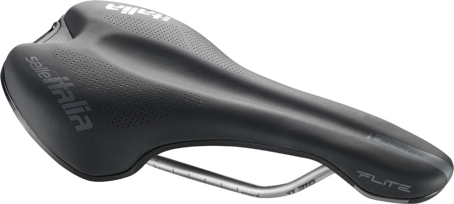 Selle Italia Siodło SELLE ITALIA FLITE BOOST L (id match - L1) TI 316 Tube 7, fibra-tek, czarne (NEW)
