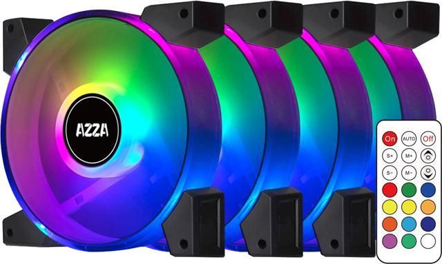 фото Вентилятор Azza Hurricane II ARGB 4-pack (FNAZ-12DRGB2-241)