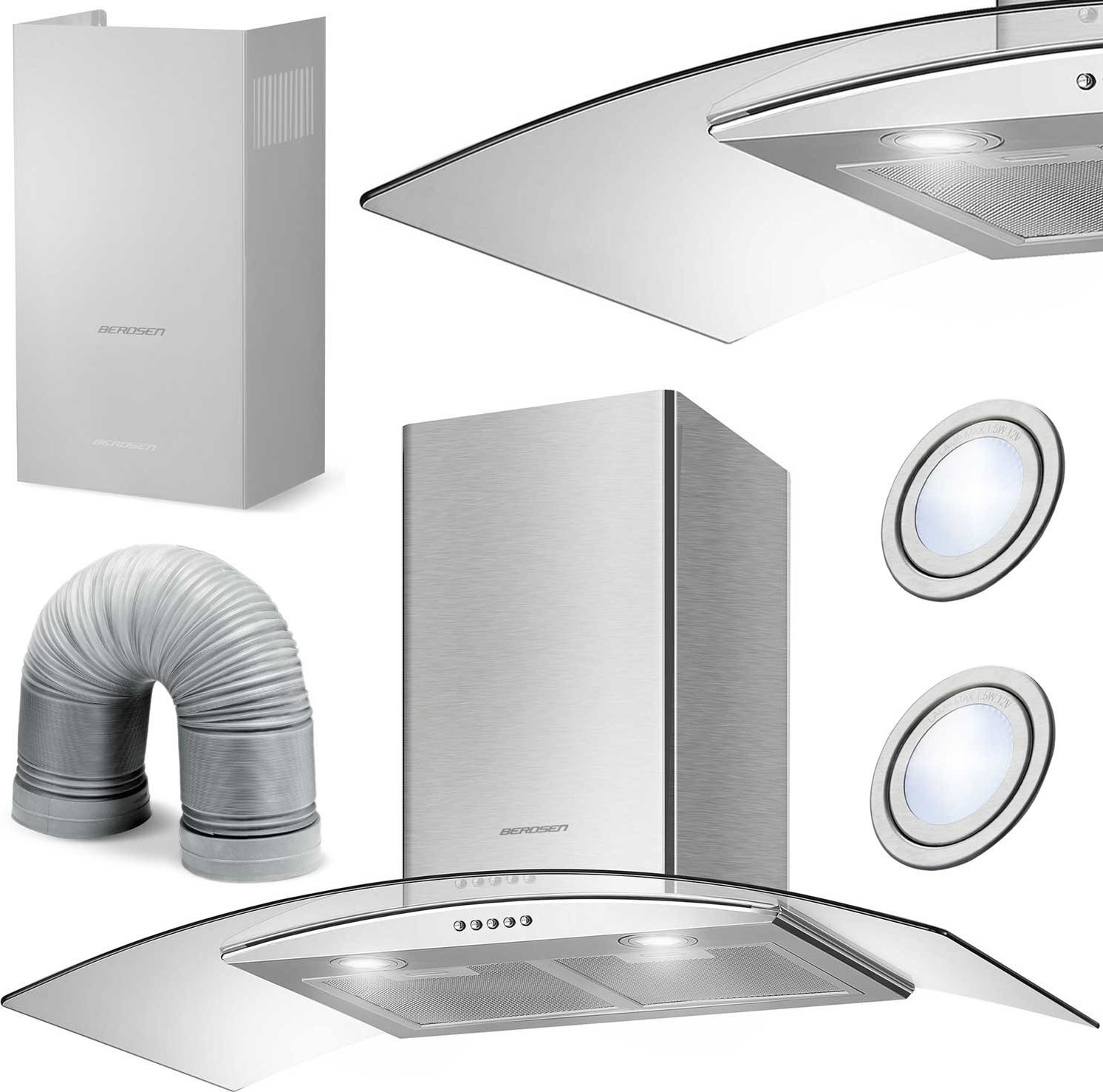 фото Вытяжка Т-образная Berdsen BT-223 Inox