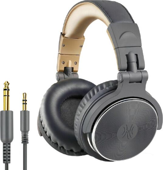 фото Навушники з мікрофоном OneOdio DJ PRO-10 Black/Gold