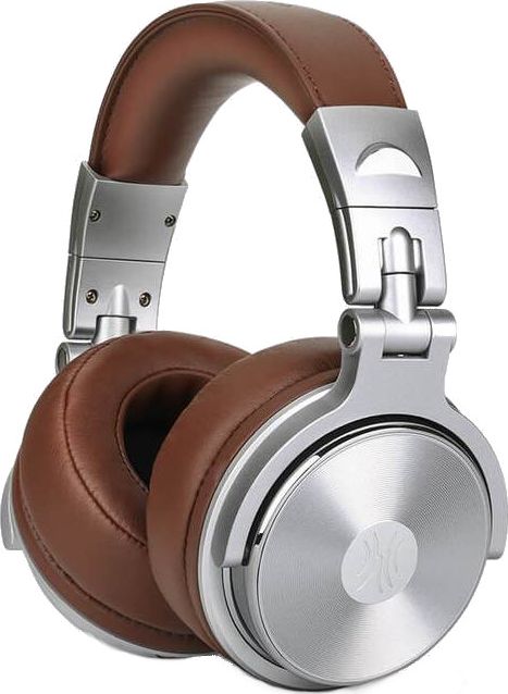 фото Навушники з мікрофоном OneOdio Pro-30 Brown/Silver