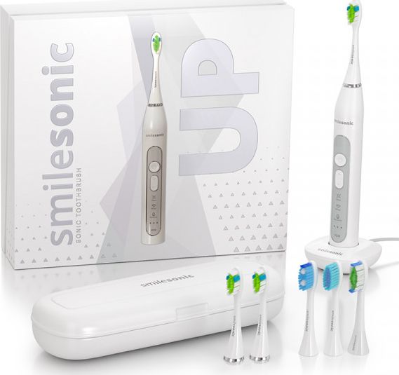 фото Електрична зубна щітка Smilesonic UP White