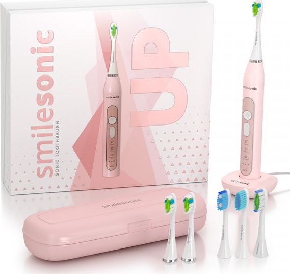 фото Електрична зубна щітка Smilesonic UP Pink